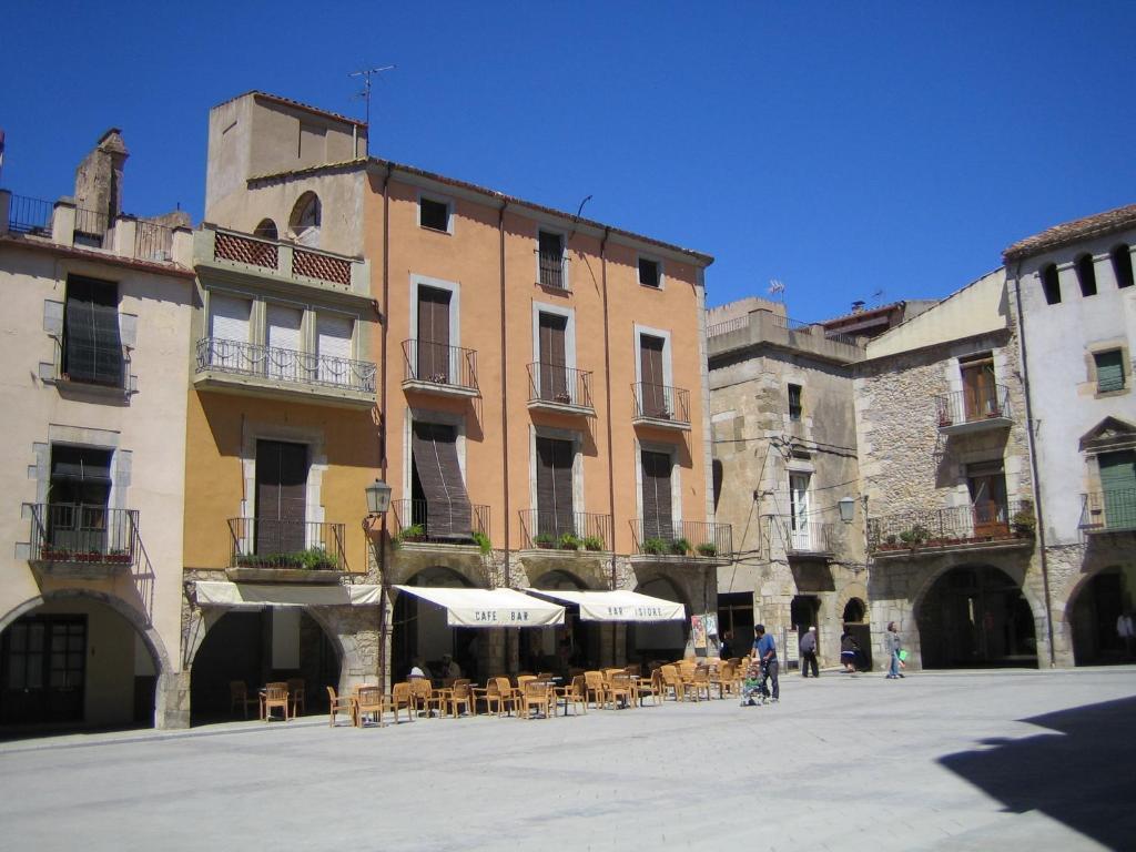 Hotel Fonda Mitjà Torroella de Montgrí Esterno foto