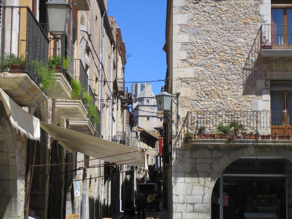 Hotel Fonda Mitjà Torroella de Montgrí Esterno foto